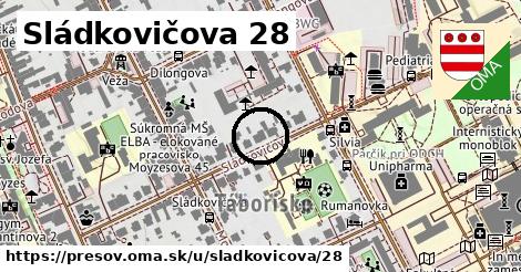 Sládkovičova 28, Prešov