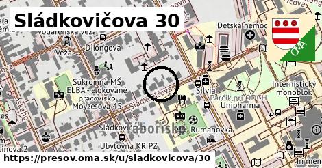 Sládkovičova 30, Prešov