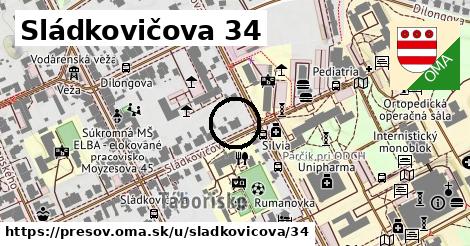 Sládkovičova 34, Prešov