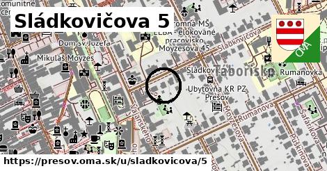 Sládkovičova 5, Prešov