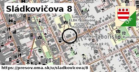 Sládkovičova 8, Prešov