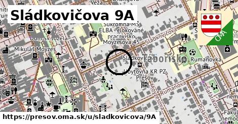 Sládkovičova 9A, Prešov