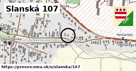 Slanská 107, Prešov