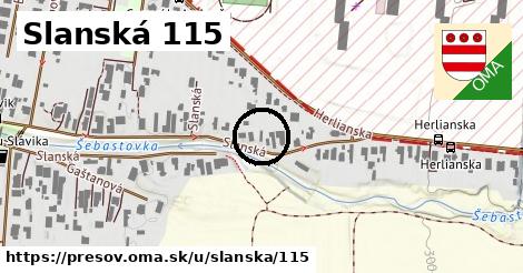 Slanská 115, Prešov
