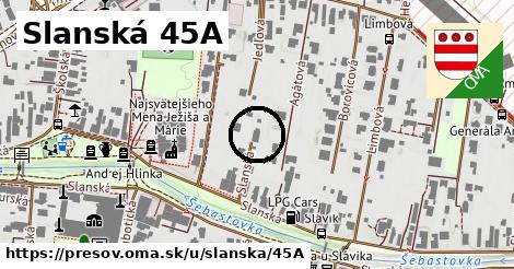 Slanská 45A, Prešov