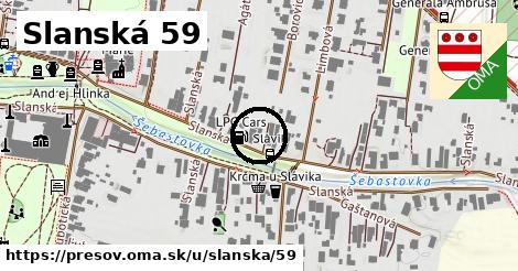 Slanská 59, Prešov