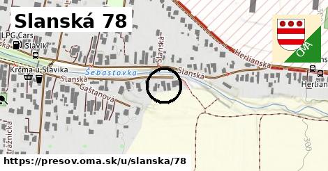 Slanská 78, Prešov