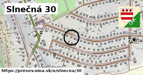 Slnečná 30, Prešov