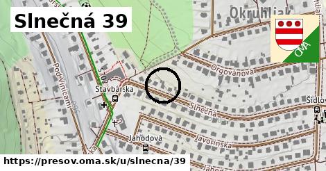 Slnečná 39, Prešov