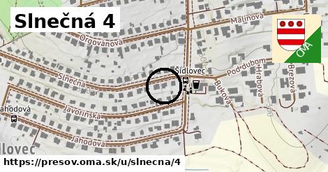 Slnečná 4, Prešov