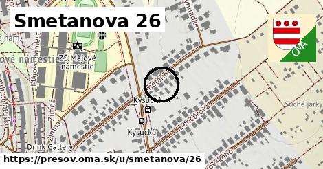 Smetanova 26, Prešov