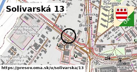 Solivarská 13, Prešov