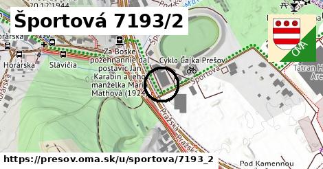 Športová 7193/2, Prešov