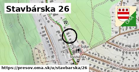 Stavbárska 26, Prešov