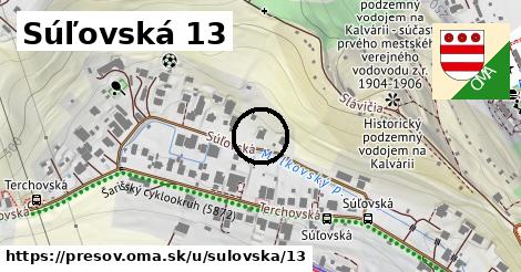 Súľovská 13, Prešov