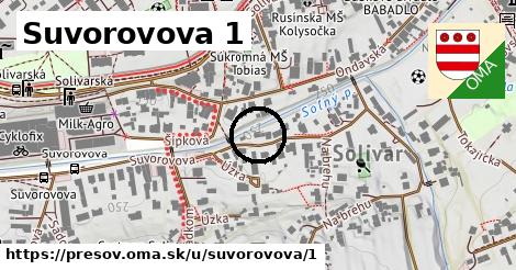 Suvorovova 1, Prešov