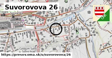 Suvorovova 26, Prešov