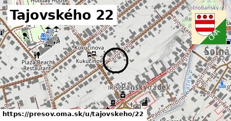 Tajovského 22, Prešov