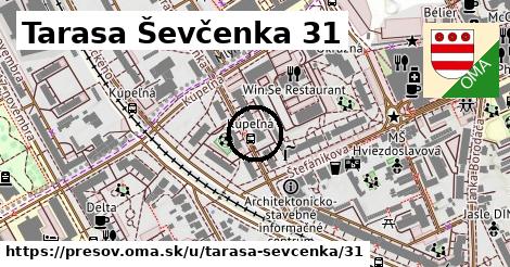 Tarasa Ševčenka 31, Prešov