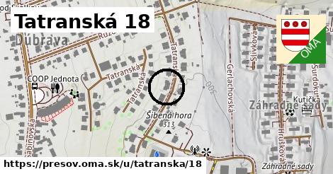 Tatranská 18, Prešov