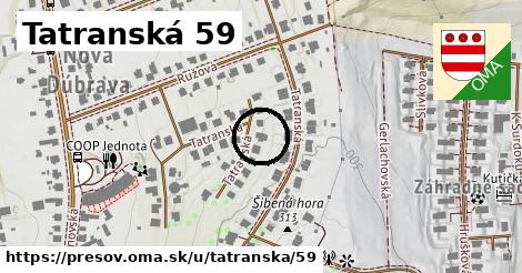 Tatranská 59, Prešov