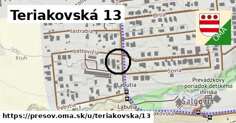 Teriakovská 13, Prešov