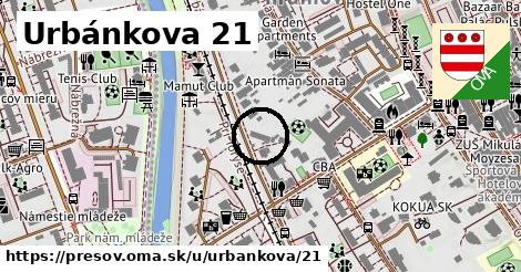 Urbánkova 21, Prešov