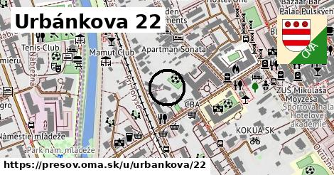 Urbánkova 22, Prešov