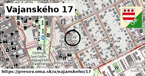 Vajanského 17, Prešov