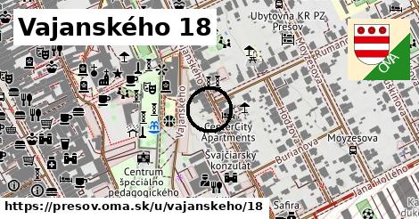 Vajanského 18, Prešov