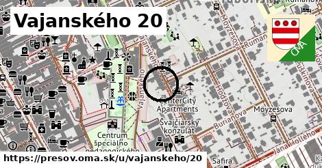 Vajanského 20, Prešov