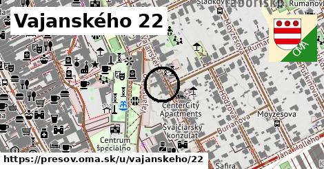 Vajanského 22, Prešov