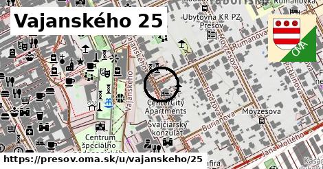 Vajanského 25, Prešov