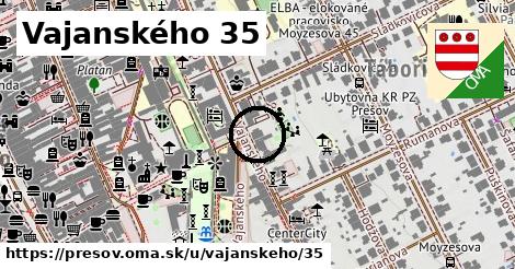 Vajanského 35, Prešov