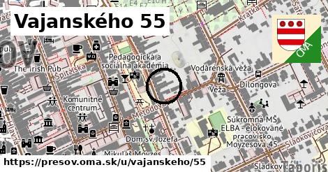 Vajanského 55, Prešov