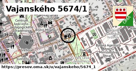 Vajanského 5674/1, Prešov