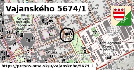 Vajanského 5674/1, Prešov