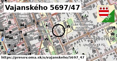 Vajanského 5697/47, Prešov