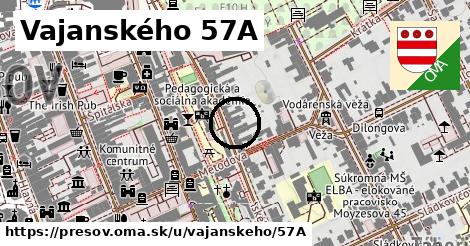 Vajanského 57A, Prešov