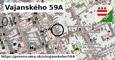 Vajanského 59A, Prešov