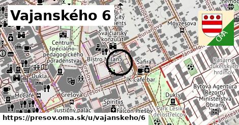 Vajanského 6, Prešov