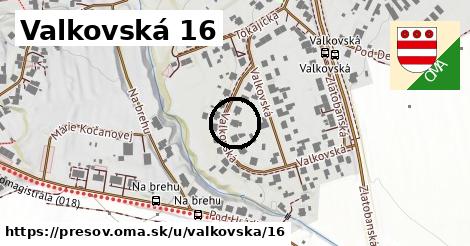 Valkovská 16, Prešov