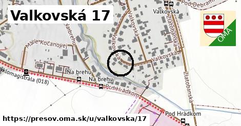 Valkovská 17, Prešov