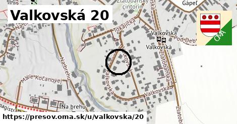 Valkovská 20, Prešov