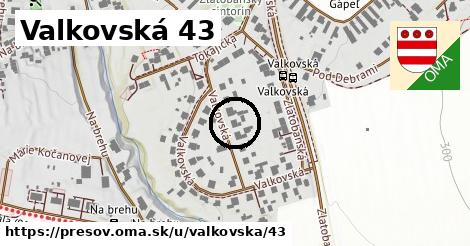 Valkovská 43, Prešov