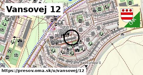 Vansovej 12, Prešov