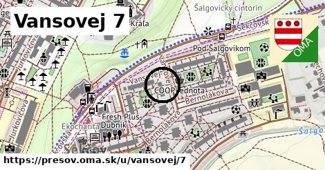 Vansovej 7, Prešov