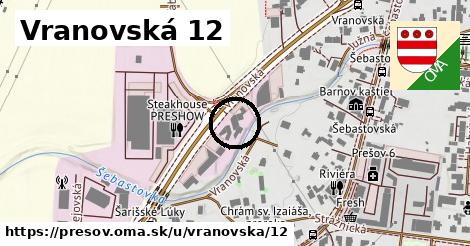 Vranovská 12, Prešov