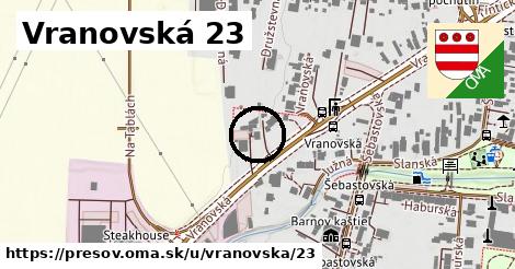 Vranovská 23, Prešov