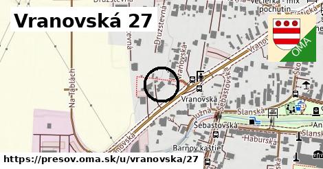 Vranovská 27, Prešov